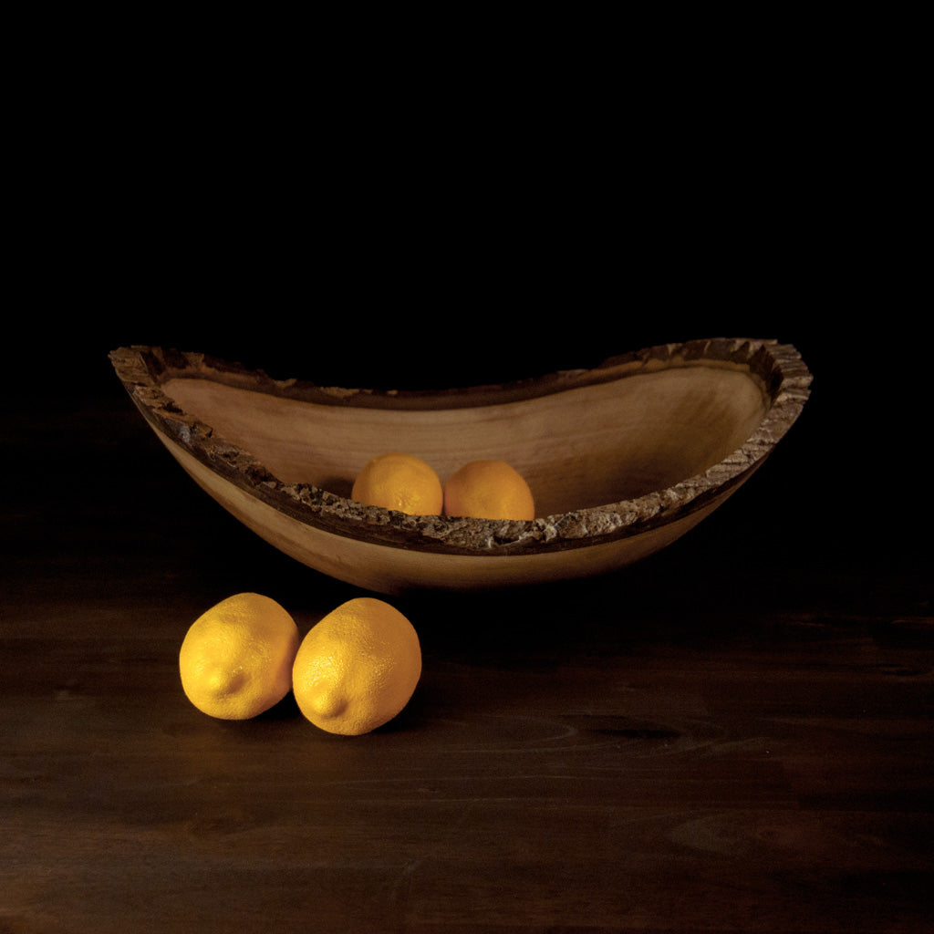 WALNUT BOWL LIVE EDGE